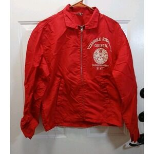 Vintage Boy Scouts Of America Jacket Theodore Roosevelt‎ Council Patches on Back